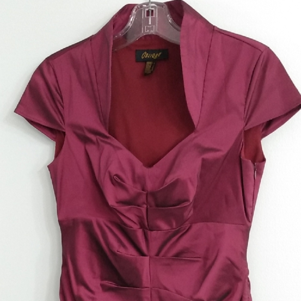 Beautiful Burgundy Dress For Your Special Occasion